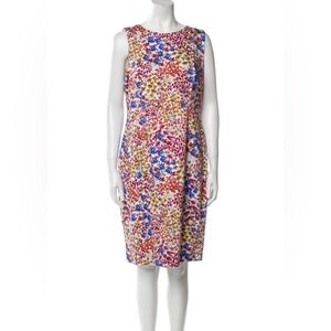 Hobbs Fiona Ivory Multicoloured Pencil Dress